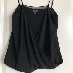 Tank top with sheer insert